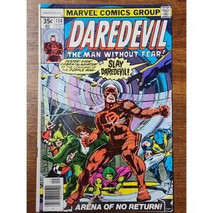 Daredevil #154 1978 Newsstand Gene Colan Roger McKenzie Marvel Comics G/VG